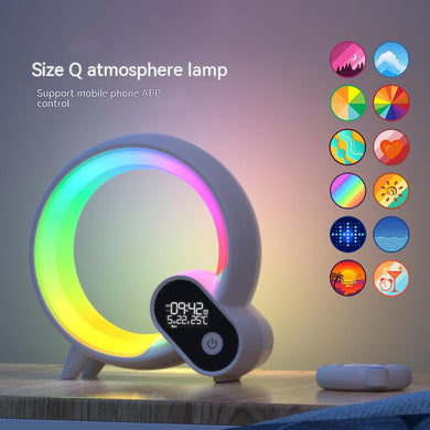 Awaken in Style with the Creative Q Light Analog Sunrise Alarm Clock – Bluetooth Audio